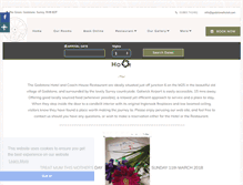 Tablet Screenshot of godstonehotel.com
